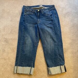 Kut From The Kloth Women’s 16W High Rise Barrel Leg Jeans Cuffed